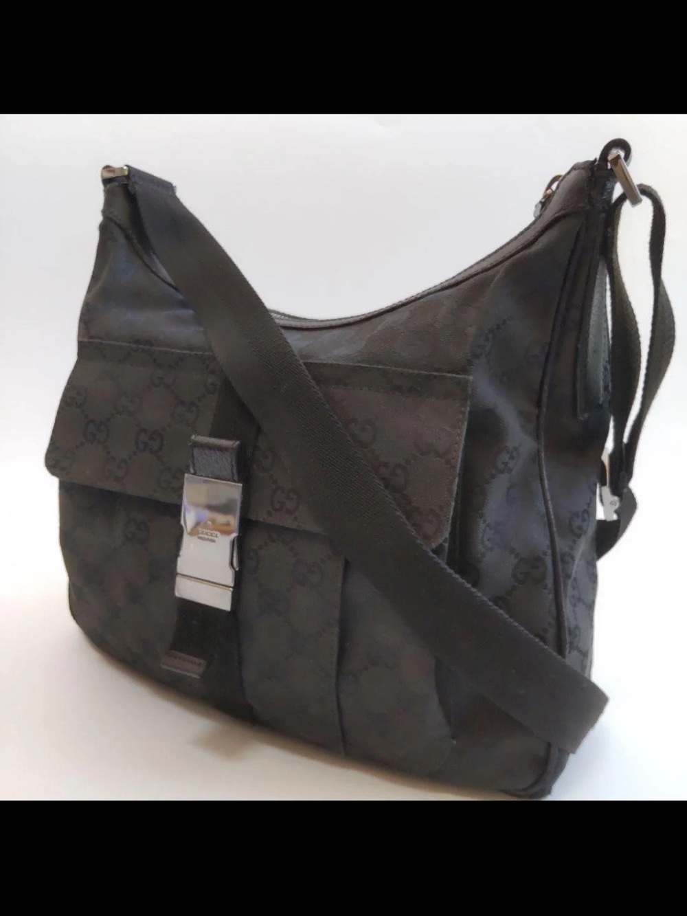 Gucci Black Crossbody Messenger Bag